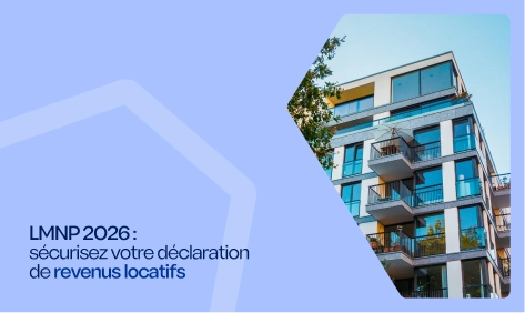 Façade d’un immeuble résidentiel moderne avec balcons, pour illustrer la déclaration LMNP 2026